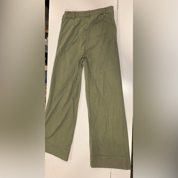 Abercrombie and Fitch ultra high rise crop wide leg pants size 27/4 - Picture 3 of 3